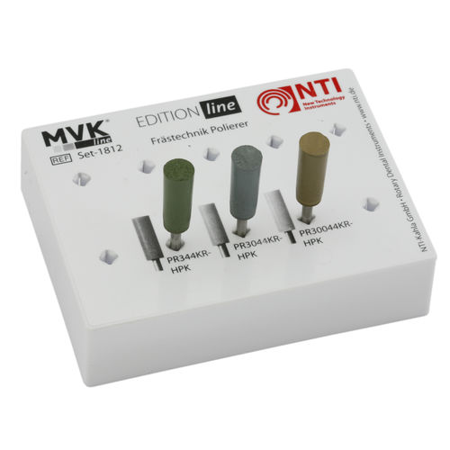Fräser für Dentallabor - Polier-Set - MVK-line - Diamant / Polier