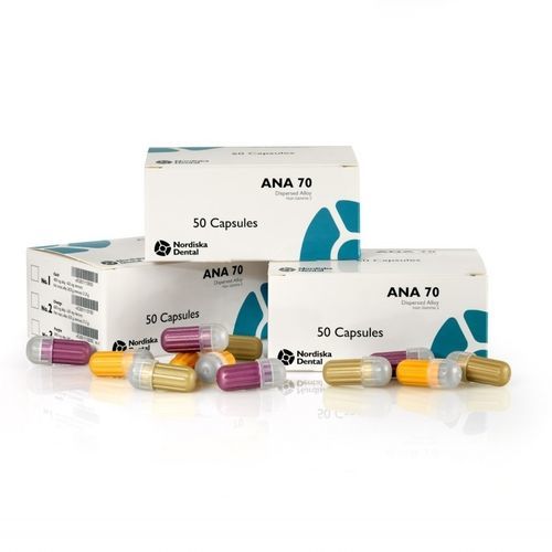 Zahnmedizinisches Material / Amalgam - ANA 70 - Nordiska Dental AB   - zur Dentalrestaurierung / Pulver / Kapsel