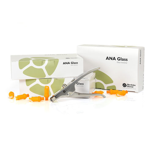 Zahnmedizinisches Material / ionomerisches Glas - ANA Glass™ - Nordiska Dental AB   - zur Dentalrestaurierung / Kapsel / weiß
