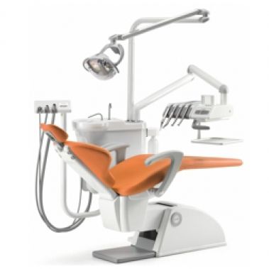 Dentale Behandlungseinheit / mit elektropneumatischem Stuhl - Linea Esse Start - O.M.S. S.p.A. OFFICINE MECCANICHE SPECIALIZZATE   - kompakt / mit Instrumententräger / mit LED-Licht