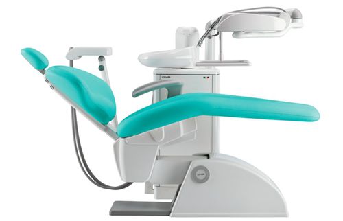 Kompakte Dentaleinheit - Virtuosus PLUS - O.M.S. S.p.A. OFFICINE MECCANICHE SPECIALIZZATE   - mit Instrumententräger