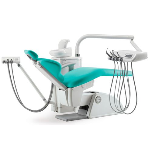 Kompakte Dentaleinheit - Tempo 9 PLUS - O.M.S. S.p.A. OFFICINE MECCANICHE SPECIALIZZATE   - mit Instrumententräger