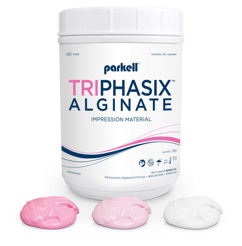Zahnmedizinisches Material / Alginat - TriPhasix™ - Parkell Inc.   - für Abdrucklöffel / weiß