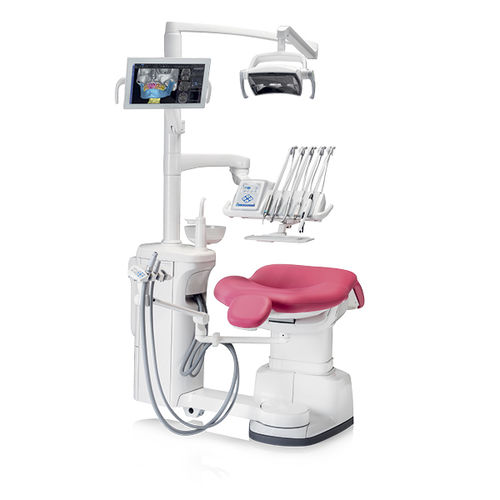 Dentale Behandlungseinheit / mit Stuhl - Planmeca Pro50™ - Planmeca - mit Monitor / mit Hygienesystem / mit Instrumententräger