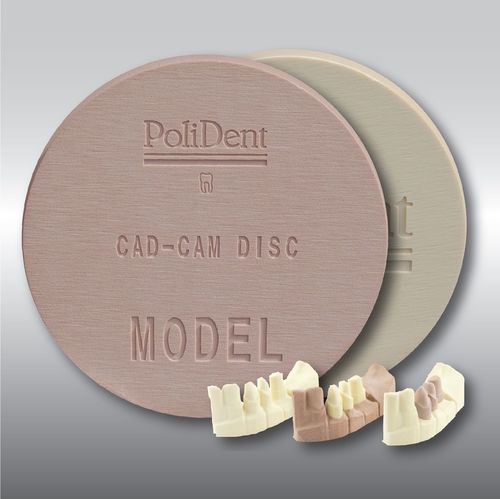 Zahnmedizinisches Material / PMMA - MODEL DISC - POLIDENT d.o.o.   - CAD/CAM / Fräs