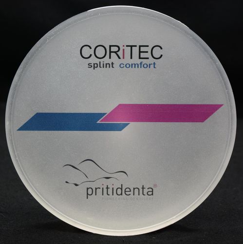Zahnmedizinisches Material / Thermoplast - CORiTEC splint comfort - pritidenta GmbH - zur Dentalrestaurierung / CAD/CAM / Fräs
