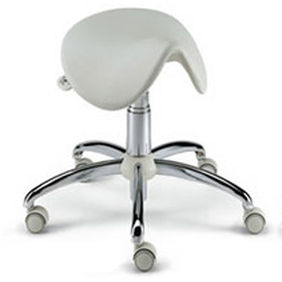 Dentalhocker - AG70050 - PROMED - auf Rollen / sattelförmig