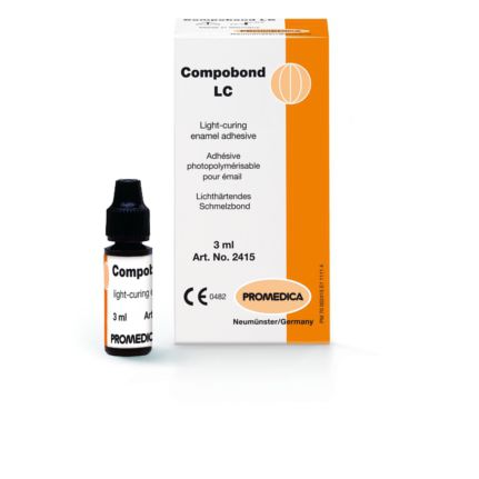 Dentalkleber für Restaurierung - Compobond LC - Promedica Dental Material GmbH   - photopolymerisierbar / flüssig