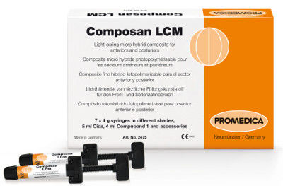 Zahnmedizinisches Material / Hybridkomposit - Composan LCM - Promedica Dental Material GmbH   - für Dentalkronen / für Dentalinlays / für Wurzelfüllung