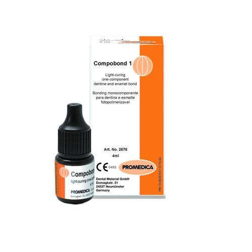 Dentalkleber zur Dentalrestaurierung - Compobond 1 - Promedica Dental Material GmbH   - photopolymerisierbar / flüssig