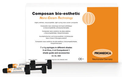 Zahnmedizinisches Material / Verbundwerkstoff - Composan bio-esthetic - Promedica Dental Material GmbH   - zur Dentalrestaurierung / für Vorderzähne / lichtdurchlässig