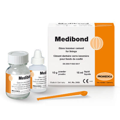 Dentalkleber für Wurzelfüllung - Medibond - Promedica Dental Material GmbH   - ionomerisches Glas