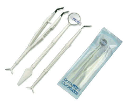 Instrumentenset zur dentalen Diagnose - Quicklase Quickwhite   - zum Einmalgebrauch