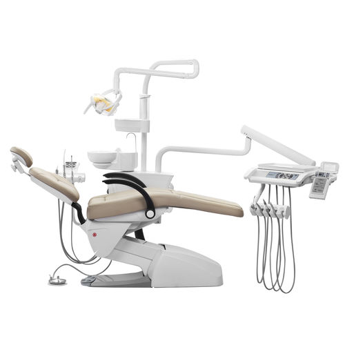 Dentale Behandlungseinheit / mit Stuhl - CARE-11 D - Runyes Medical Instrument Co., Ltd. - mit Monitor / mit Instrumententräger / mit Licht