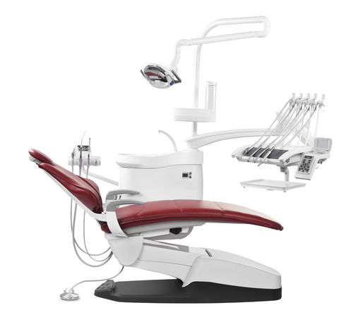 Dentale Behandlungseinheit / mit Stuhl - CARE-22 - Runyes Medical Instrument Co., Ltd. - mit Monitor / mit Instrumententräger / mit Licht