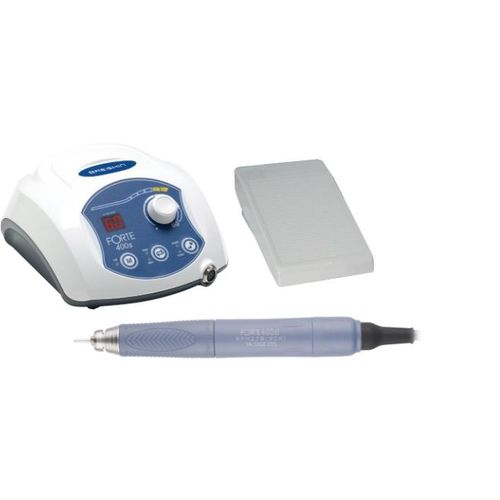 Mikromotor für Dentallabor - FORTE 400s - SAESHIN - Bürstenloser elektrischer / Tisch / pedalbetrieben