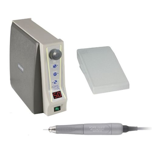 Kontrolleinheit für Mikromotor / für Dentallabor - FORTE200α-D - SAESHIN - Bürstenloser elektrischer / mit Kniebedienung / Handstück