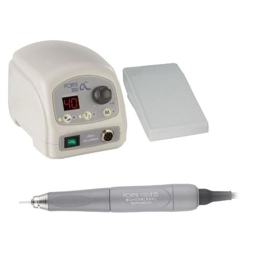 Kontrolleinheit für Mikromotor / für Dentallabor - Forte 300α - SAESHIN - elektrisch / pedalbetrieben