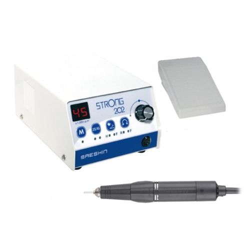 Kontrolleinheit für Mikromotor / für Dentallabor - STRONG 202 - SAESHIN - elektrisch / Tisch / Handstück