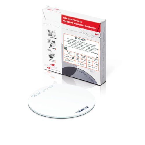 Zahnmedizinisches Material / für Sportler-Mundschutz - BIOPLAST® - Scheu-Dental GmbH   - Acryl / für therapeutische Schienen / transparent
