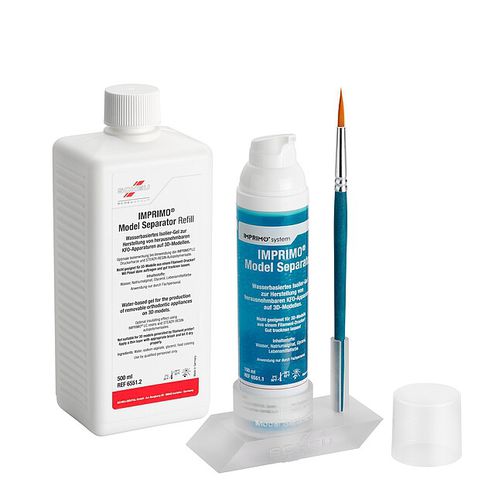 Zahnmedizinisches Material / Harz - IMPRIMO® Model Separator - Scheu-Dental GmbH   - orthodontisch / für 3D-Druck / Gel