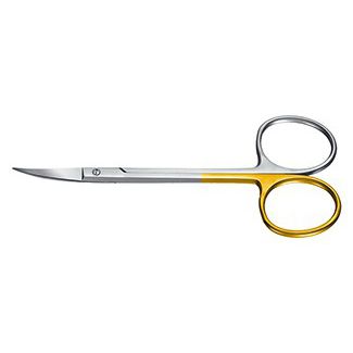 Schere für Zahnchirurgie - 1111-400 - A. Schweickhardt - für Humanmedizin / Wolframcarbid / gebogen