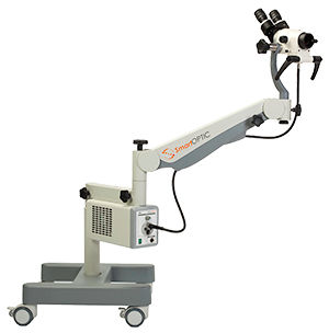 Binokulares Kolposkop - SmartOPTIC  - Vena Entis Seliga Microscope A. Seliga   - auf Wagen
