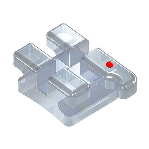 Orthodontie Bracket / Keramik - Polar - SIA ORTHODONTIC MANUFACTURER - rund / monokristallin / transparent
