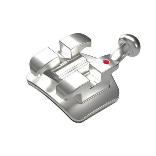 Orthodontie Bracket / Metall - HEXAGON MINI - SIA ORTHODONTIC MANUFACTURER - Miniatur / Direktverklebung / mit schwacher Reibung