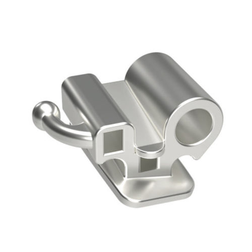 Backenzahn Vestibularröhrchen - 1TC-1116DH-0 - SIA ORTHODONTIC MANUFACTURER - verstellbar / Edelstahl / zum Kleben