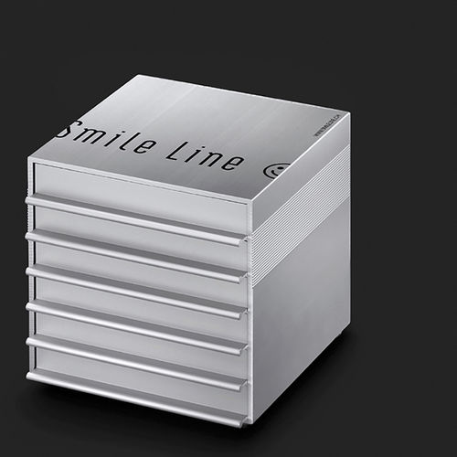 Schrank für zahnärztliche Instrumente - THE CUBE - SMILE LINE SA   - Aluminium / 6 Schubladen