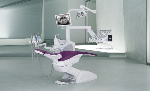 Dentale Behandlungseinheit / mit Stuhl - S300 - Stern Weber - mit Monitor / mit Intraoralkamera / mit Hygienesystem