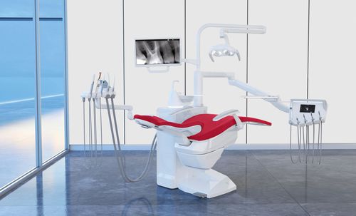 Dentale Behandlungseinheit / mit Stuhl - S280TRC  - Stern Weber - mit flexiblem Kopfstück / mit Hygienesystem / mit Monitor