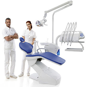 Dentaleinheit mit Instrumententräger - Friend Up - SWIDENT - mit Licht