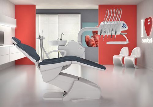 Dentaleinheit mit Instrumententräger - Friend Easy - SWIDENT - mit Licht