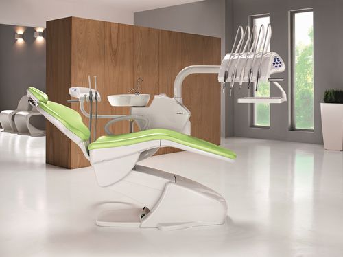 Dentale Behandlungseinheit / mit Stuhl - Friend Plus - SWIDENT - mit Instrumententräger