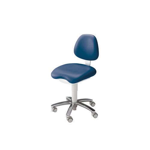 Hocker für Gesundheitseinrichtungen - EURUS  - Takara Belmont Italy - höhenverstellbar / auf Rollen / mit Rückenlehne