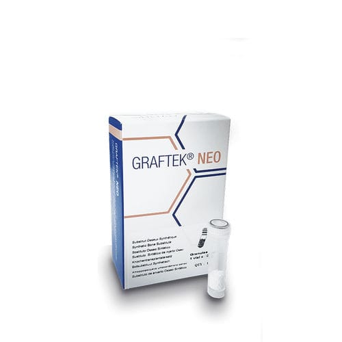 Synthetisches Knochenersatzmaterial - Graftek® NEO - TBR Implants Group - für Zahnchirurgie / Granulat