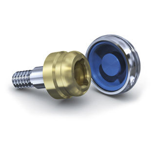 Implantat-Abutment / Titan - Zest® LOCATOR® - Thommen Medical AG   - mit Innenverbindung / gerade
