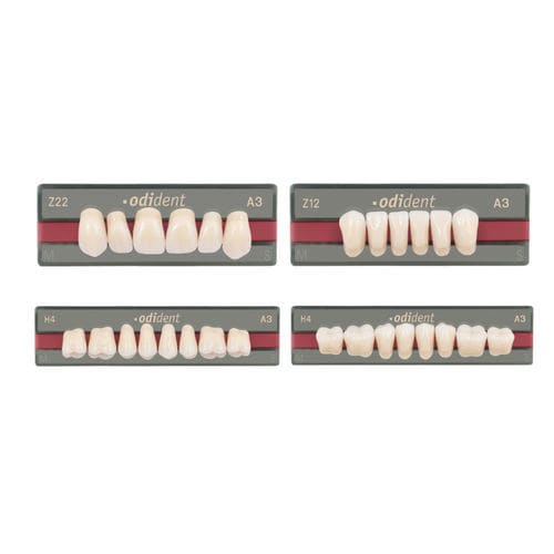 PMMA-Zahnprothese - Odident - Unidesa-odi Union Dental SA   - lichtdurchlässig / anatomisch geformt