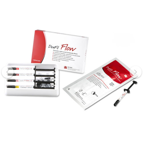 Zahnmedizinisches Material / Flüssigkomposit - DenFil Flow - VERICOM Co., Ltd.   - Harz / zur Dentalrestaurierung / für Wurzelkanalfüllung