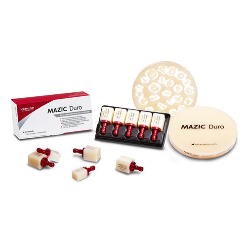 Zahnmedizinisches Material / Hybridkeramik - MAZIC Duro - VERICOM Co., Ltd.   - für Dentalinlays / für Veneere / für Dentalonlays
