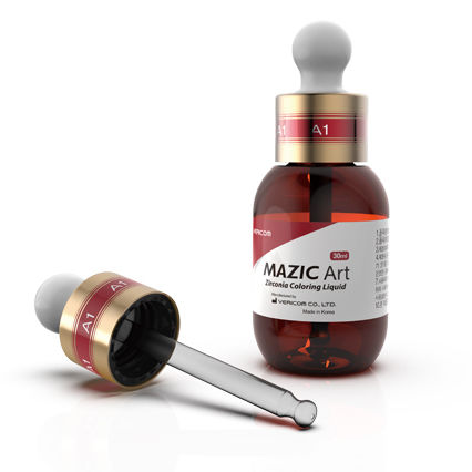 Zahnmedizinisches Material / zur Dentalrestaurierung - MAZIC Art - VERICOM Co., Ltd.   - flüssig / mehrfarbig