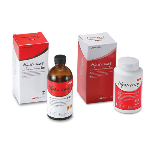 Zahnmedizinisches Material / Acryl - Hipac cozy - VERICOM Co., Ltd.   - Harz / zur Herstellung von Zahnprothesen