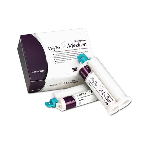 Zahnmedizinisches Material / Silikon - Vonflex S  - VERICOM Co., Ltd.   - für Abdrucklöffel / für Dentalinlays / für Dentalonlays