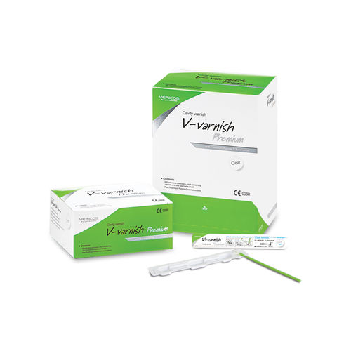 Zahnmedizinisches Material / Lack - V-varnishPremium	 - VERICOM Co., Ltd.   - für Zahnprophylaxe / transparent