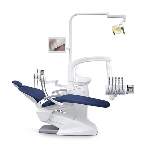 Kompakte Dentaleinheit - V586 - Suzhou Victor Medical Equipment - mit Monitor / mit Instrumententräger / mit Licht