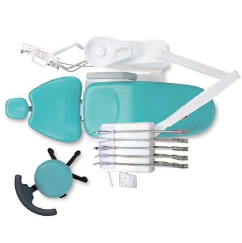 Dentaleinheit mit hydraulischem Stuhl - V300 - Suzhou Victor Medical Equipment - mit Instrumententräger
