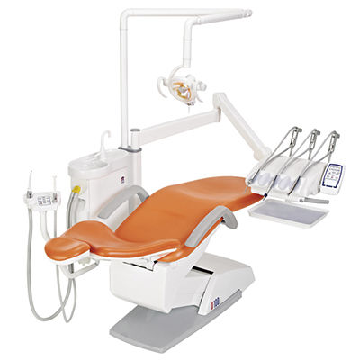 Dentale Behandlungseinheit / mit Stuhl - V100 - Suzhou Victor Medical Equipment - mit Instrumententräger / mit Licht