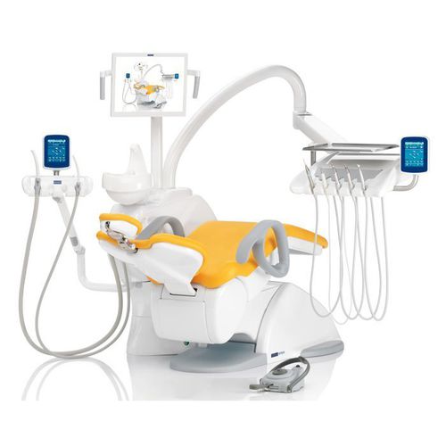 Dentaleinheit mit flexiblem Kopfstück - V8 TOUCH - VITALI S.R.L.   - mit Monitor / mit Hygienesystem / mit Instrumententräger